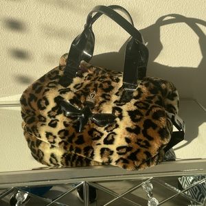 My Flat in London Leopard Faux Fur